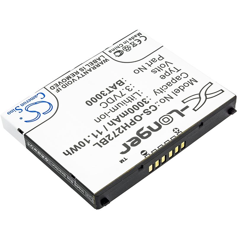 Li-ion Battery fits Opticon, H-27, H-27 1d, H-27 2d 3.7V, 3000mAh Barcode Scanner Cameron Sino Technology Limited