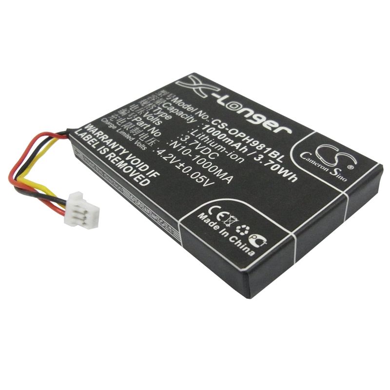 Li-ion Battery fits Opticon, Opl-9714, Opl-9715, Opl-9725 3.7V, 1000mAh Barcode Scanner Cameron Sino Technology Limited