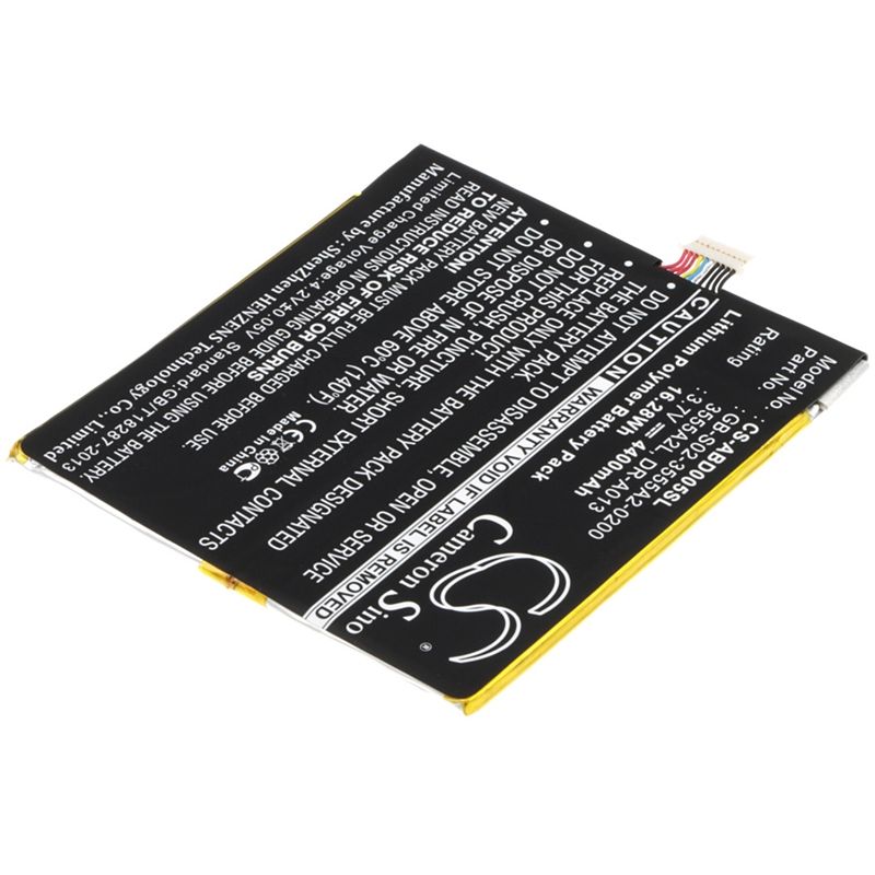 Li-polymer Battery Fits Amazon, D01400, Kindle Fire 3.7v, 4400mah Tablet Cameron Sino Technology Limited