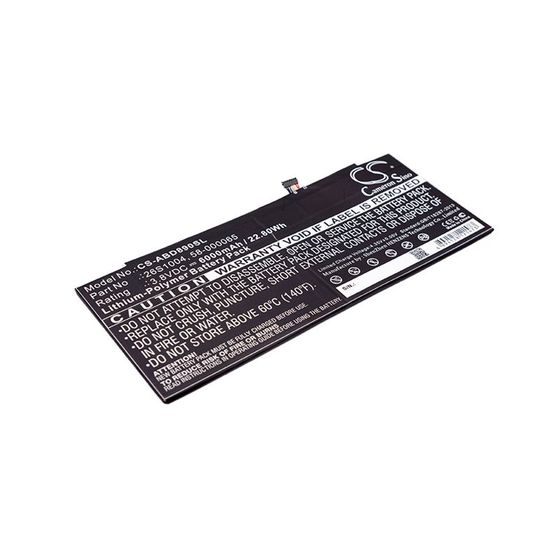 Li-polymer Battery Fits Amazon, Gpz45rw, Gu045rw, Kindle Fire Hdx 8.9 3.8v, 6000mah Tablet Cameron Sino Technology Limited