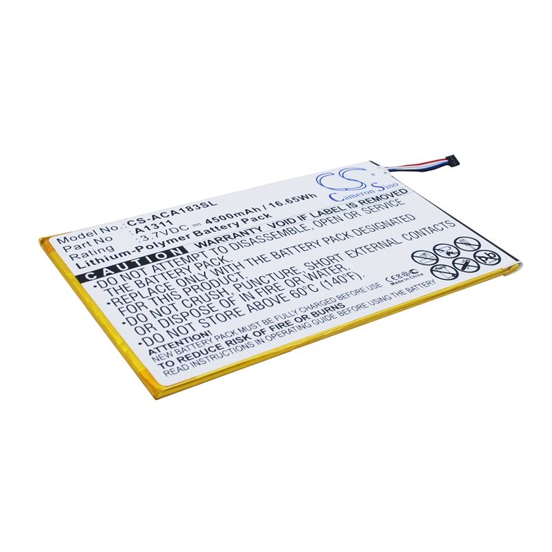 Li-polymer Battery Fits Acer, A1-830, A1-830-2csw-l16t, Iconia A1-830-25601g01nsw 3.7v, 4500mah Tablet Cameron Sino Technology Limited