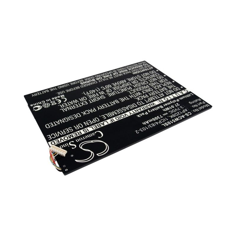 Li-polymer Battery Fits Acer, Aspire P3-171-3322y2g06as, Aspire P3-1715333y2g12as 3.7v, 7300mah Tablet Cameron Sino Technology Limited