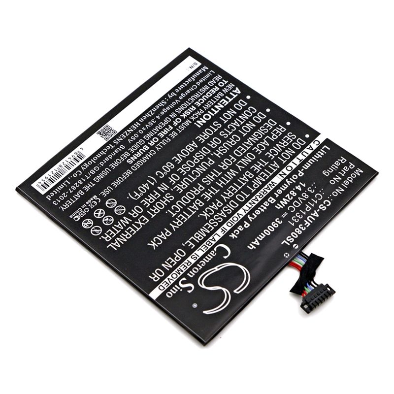 Li-polymer Battery Fits Asus, Fe380cg, Fonepad 8 Dual Sim 3.8v, 3900mah Tablet Cameron Sino Technology Limited
