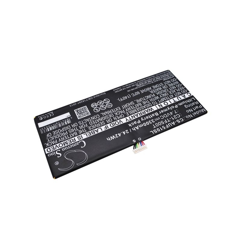 Li-Polymer Battery fits Asus, Transformer Pad Tf500t 7.4V, 3300mAh Tablet Cameron Sino Technology Limited