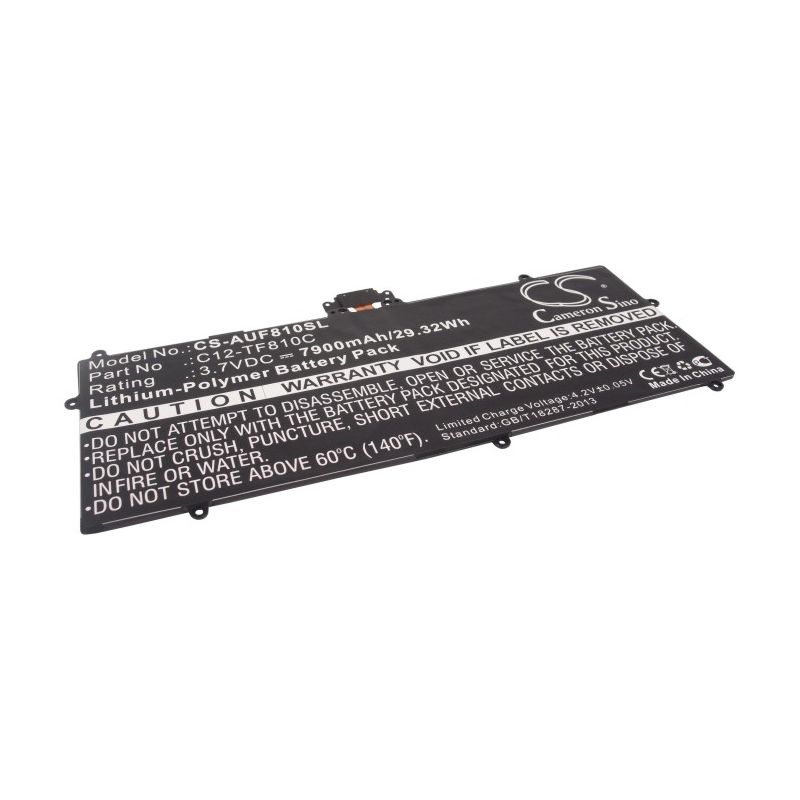 Li-Polymer Battery fits Asus, Tf810, Tf810c, Vivo Tab Tf810 3.7V, 7900mAh Tablet Cameron Sino Technology Limited