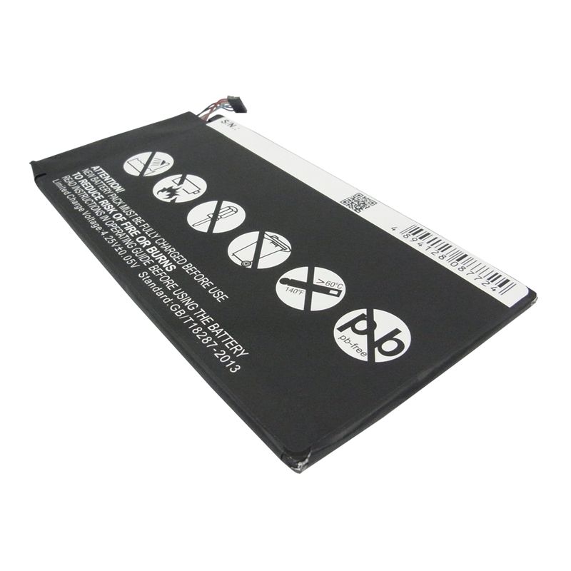 Li-Polymer Battery fits Asus, K00f, Me102, Me102a 3.75V, 4900mAh Tablet Cameron Sino Technology Limited