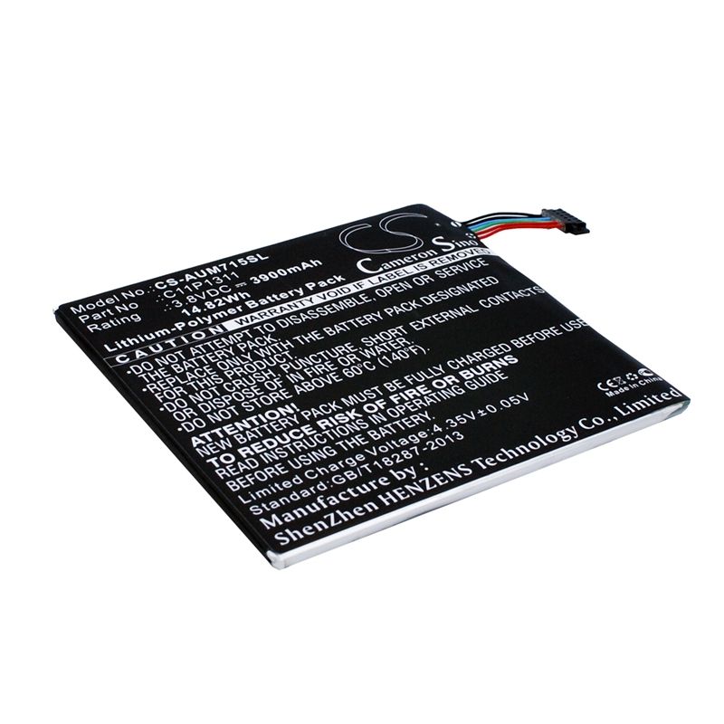 Li-Polymer Battery fits Asus, K00s, K00z, Me175cg 3.8V, 3900mAh Tablet Cameron Sino Technology Limited