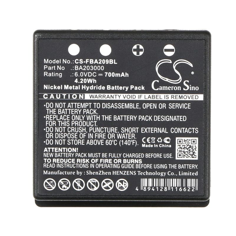 Ni-mh Battery Fits Hbc, Fbfub09n, Fub 9nm 6v, Fub9nm 6.0v, 700mah Crane Remote Control Cameron Sino Technology Limited