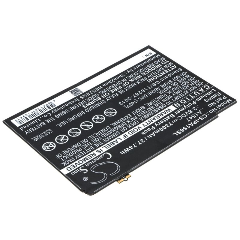 Li-polymer Battery Fits Apple, A1547, A1566, A1567 3.8v, 7300mah Tablet Cameron Sino Technology Limited