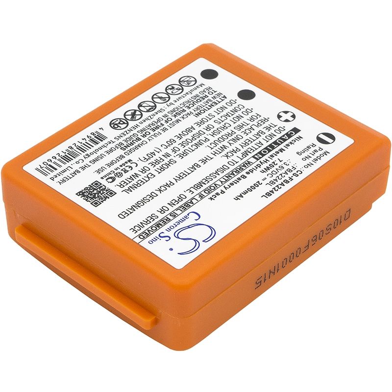 Orange 3.6V 2000mAh Hbc, Radiomatic Keynote, Radiomatic Linus 4, Radiomatic Micron 4 Replacement Battery Crane Remote Control Cameron Sino Technology Limited