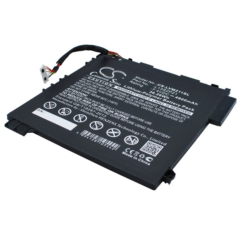 Li-Polymer Battery fits Lenovo, Ideatab Miix 2 11 7.4V, 4900mAh Tablet Cameron Sino Technology Limited (Suspended)