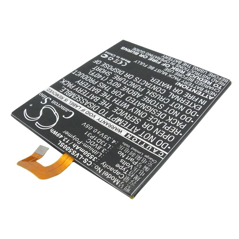 Li-polymer Battery Fits Lenovo, A3500, A3500fl 7", A7-50 3g 3.8v, 3550mah Tablet Cameron Sino Technology Limited
