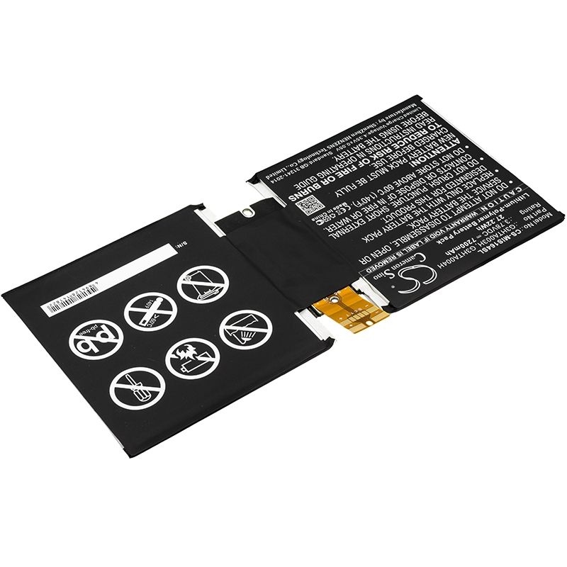 Li-polymer Battery Fits Microsoft, Msk-1645, Surface 3 10.8", Surface 3 1645 3.78v, 7200mah Tablet Cameron Sino Technology Limited