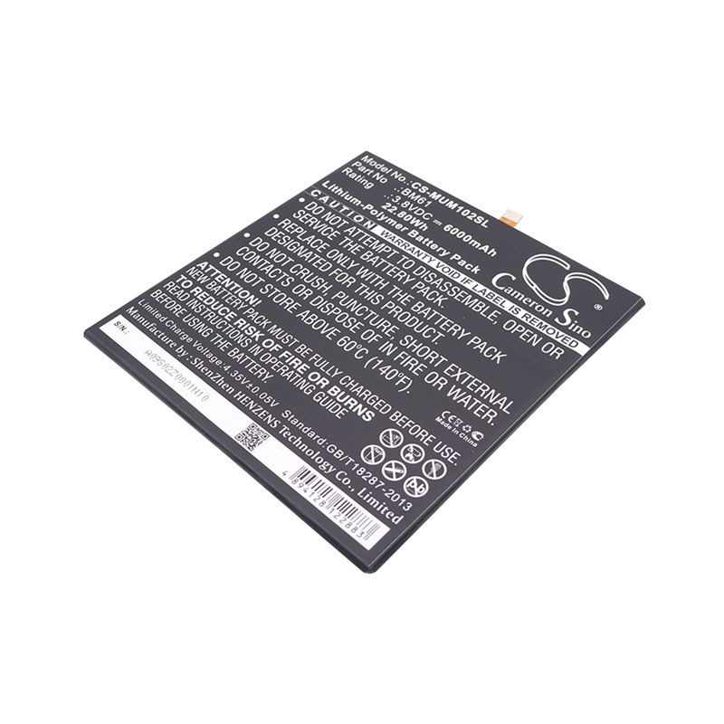 Li-polymer Battery Fits Xiaomi, Gd4250, Mi Pad 2 3.8v, 6000mah Tablet Cameron Sino Technology Limited