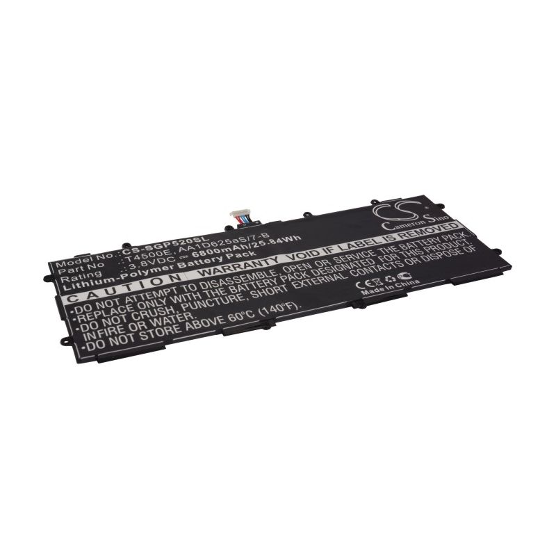 Li-polymer Battery Fits Samsung, Galaxy Tab 3 10.1, Gt-p5200, Gt-p5210 3.8v, 6800mah Tablet Cameron Sino Technology Limited