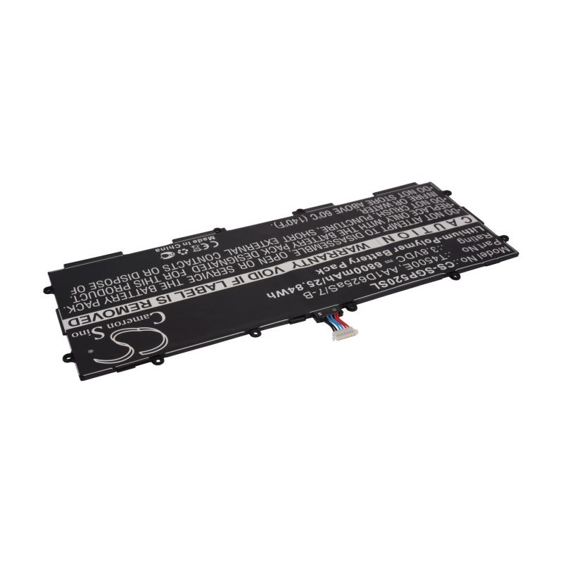 Li-polymer Battery Fits Samsung, Galaxy Tab 3 10.1, Gt-p5200, Gt-p5210 3.8v, 6800mah Tablet Cameron Sino Technology Limited