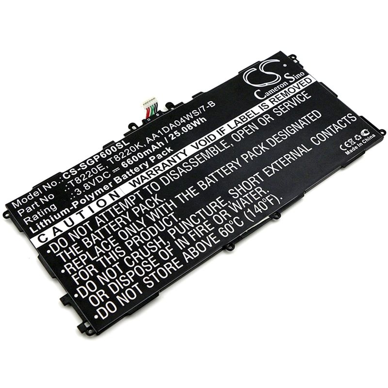 Li-polymer Battery Fits Samsung, Galaxy Note 10.1, Galaxy Note 10.1 2014 3.8v, 6600mah Tablet Cameron Sino Technology Limited