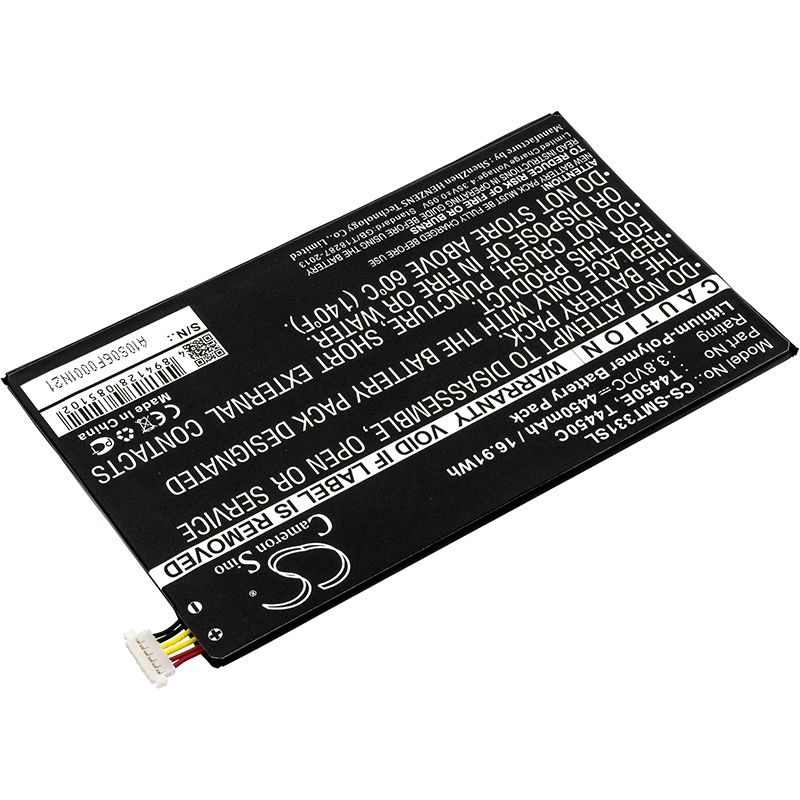 Li-polymer Battery Fits Samsung, Galaxy Tab 4, Galaxy Tab 4 8.0 Lte, Galaxy Tab4 8.0 Lte 3.8v, 4450mah Tablet Cameron Sino Technology Limited