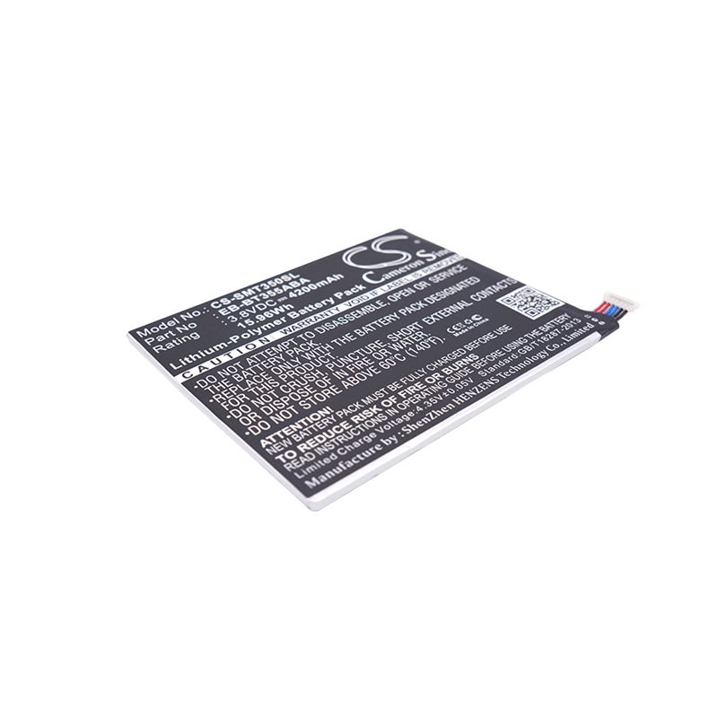 Li-polymer Battery Fits Samsung, Galaxy Tab A 8.0, Galaxy Tab A 8.0 Sm-t350, Sm-p350 3.8v, 4200mah Tablet Cameron Sino Technology Limited