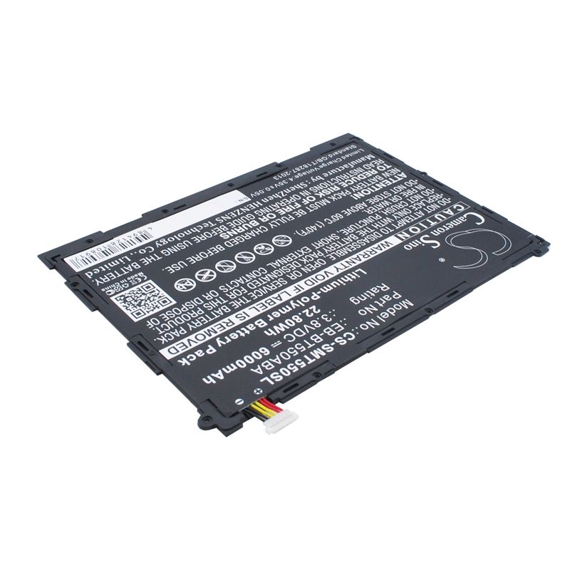 Li-polymer Battery Fits Samsung, Galaxy Tab A 9.7, Galaxy Tab A Plus 9.7 Wifi, Sm-p350 3.8v, 6000mah Tablet Cameron Sino Technology Limited