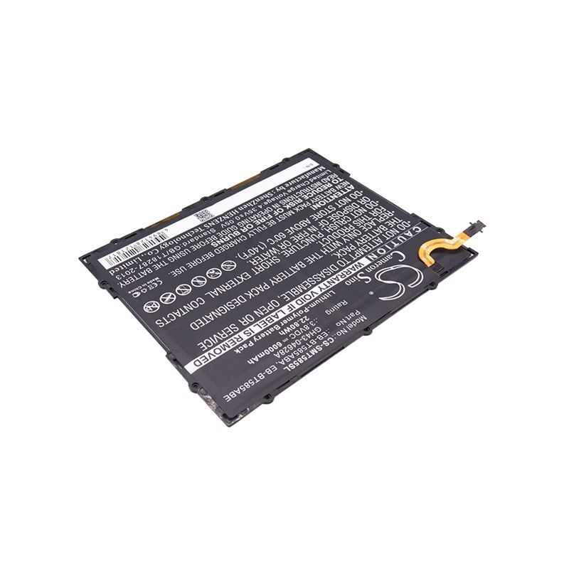 Li-polymer Battery Fits Samsung, Galaxy Tab A 10.1 2016 Td-lte, Galaxy Tab A 10.1 2016 Wifi 3.8v, 6000mah Tablet Cameron Sino Technology Limited