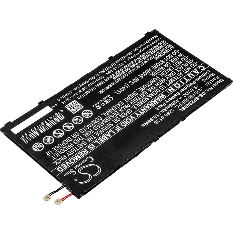 Li-polymer Battery Fits Sony, Sgp611, Sgp612/w, Sgp621 3.8v, 4200mah Tablet Cameron Sino Technology Limited