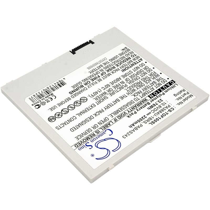 Li-polymer Battery Fits Toshiba, 10 Thrive, At100, At100-001 10.8v, 2200mah Tablet Cameron Sino Technology Limited