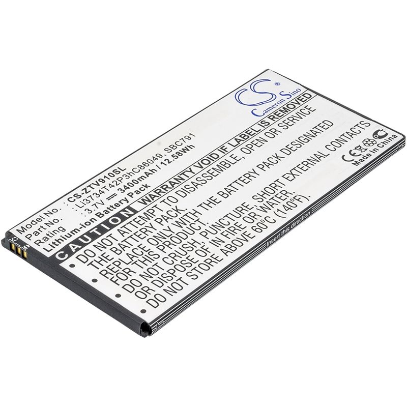 Li-ion Battery fits Mtc, 1055, Optus, Mytab 3.7V, 3400mAh Tablet Cameron Sino Technology Limited