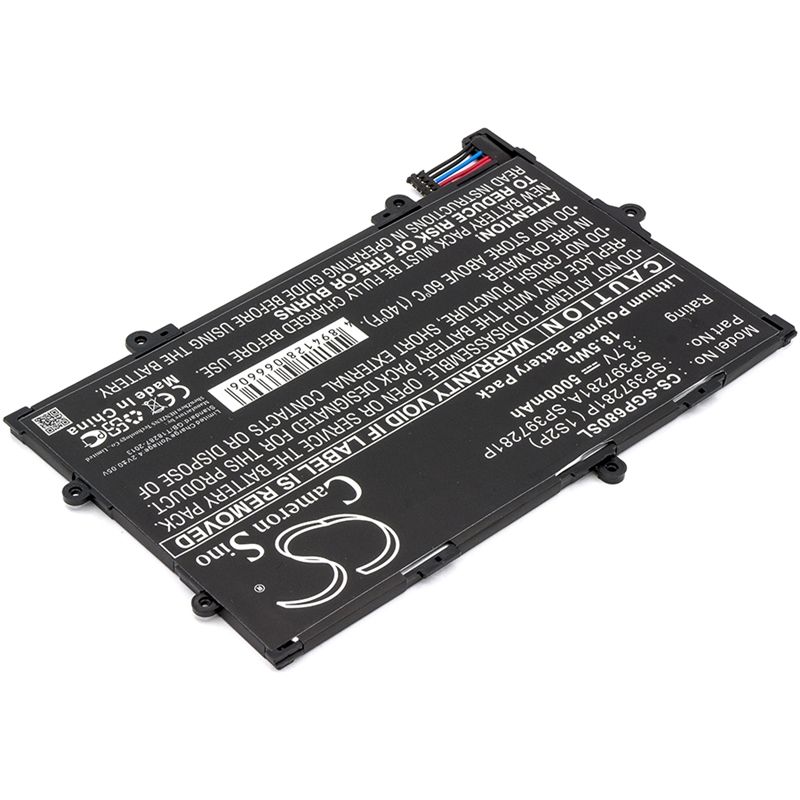 Li-polymer Battery Fits Samsung, Galaxy Tab 7.7, Gt-p6810, P6800 3.7v, 5000mah Tablet Cameron Sino Technology Limited