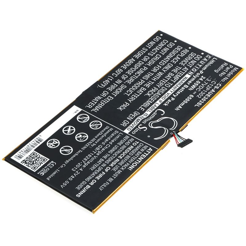 Li-polymer Battery Fits Asus, K00a, Memo Pad 10 Me302c, Memo Pad 10 Me302kl 3.7v, 6500mah Computer Cameron Sino Technology Limited