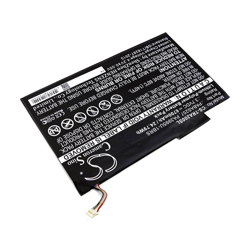 Li-Polymer Battery fits Toshiba, Excite At200, Excite At200-101, Excite At205 3.7V, 6700mAh Computer Cameron Sino Technology Limited (Suspended)