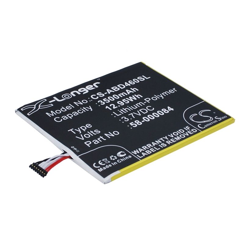 Li-polymer Battery Fits Amazon, B00ikpw0ua, B00ikpykwg, Kindle Fire Hd 7" 3.7v, 3500mah Tablet Cameron Sino Technology Limited