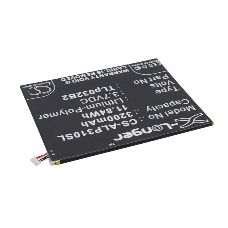 Li-polymer Battery Fits Alcatel, One Touch Pixi 3 8.0 3g, One Touch Pixi 3 8.0 Wifi 3.7v, 3200mah Tablet Cameron Sino Technology Limited