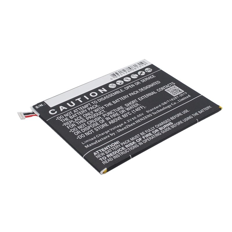 Li-polymer Battery Fits Alcatel, One Touch Pixi 3 8.0 3g, One Touch Pixi 3 8.0 Wifi 3.7v, 3200mah Tablet Cameron Sino Technology Limited