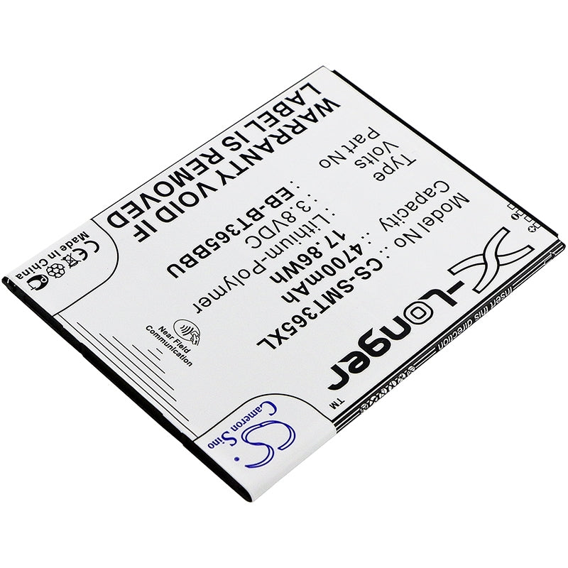 Li-polymer Battery Fits Samsung, Galaxy Tab Active, Galaxy Tab Active 2, Galaxy Tab Active 2 8.0 3.8v, 4700mah Tablet Cameron Sino Technology Limited