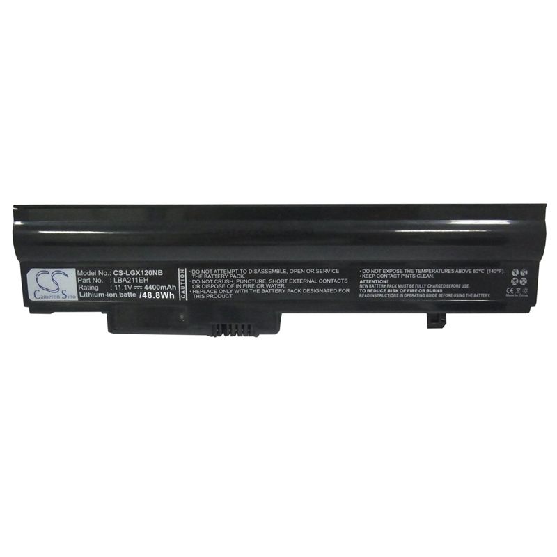 Li-ion Battery fits Lg, X120, X120-g, X120-h 11.1V, 4400mAh Notebook & Laptop Cameron Sino Technology Limited