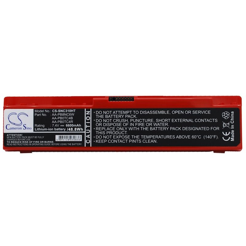 Red 7.4V 6600mAh Samsung, N310, N310-13gb, N310-13gbk Replacement Battery Computer Cameron Sino Technology Limited (Suspended)