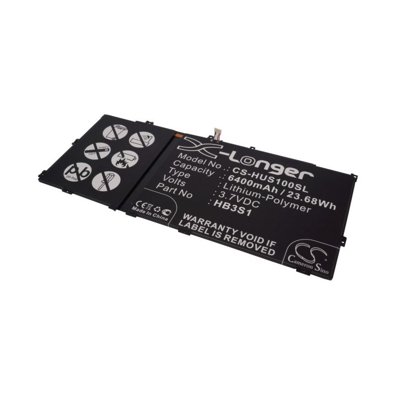Li-Polymer Battery fits Huawei, Mediaapad 10fhd, Mediaapad S10, Mediaapad S101l 3.7V, 6400mAh Notebook & Laptop Cameron Sino Technology Limited