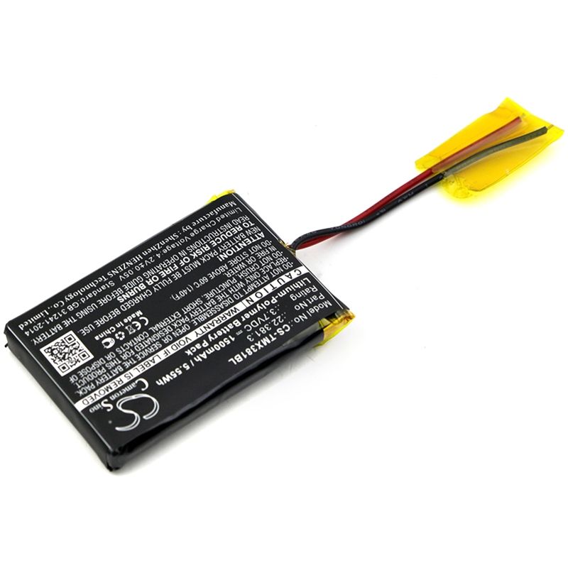 Li-Polymer Battery fits Teleradio, Tg-tx-mnl, Teleradio 3.7V, 1500mAh Crane Remote Control Cameron Sino Technology Limited