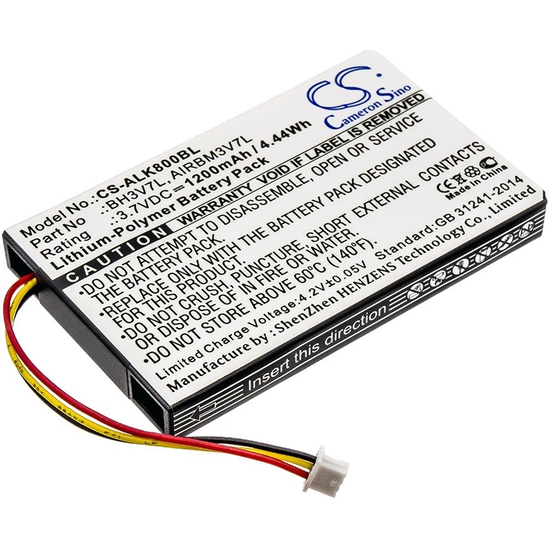 Li-Polymer Battery fits Autec, Air A4, Air A6, Air A8 3.7V, 1200mAh Crane Remote Control Cameron Sino Technology Limited