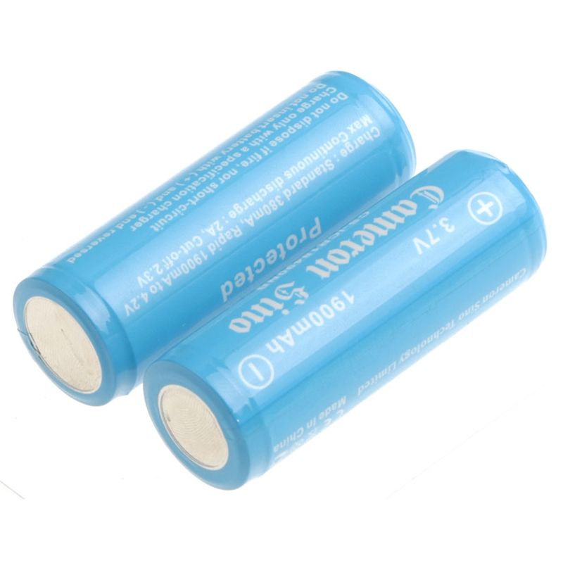 Li-ion Battery Includes 2pcs 18490 Pack With With PCB Protected 3.7V, 1900mAh 18490 Cameron Sino Technology Limited
