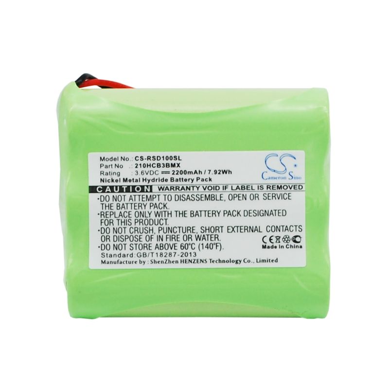 Ni-MH Battery fits Roberts, Solar Dab 1, Sports Dab1, 3.6V, 2200mAh DAB Digital Cameron Sino Technology Limited