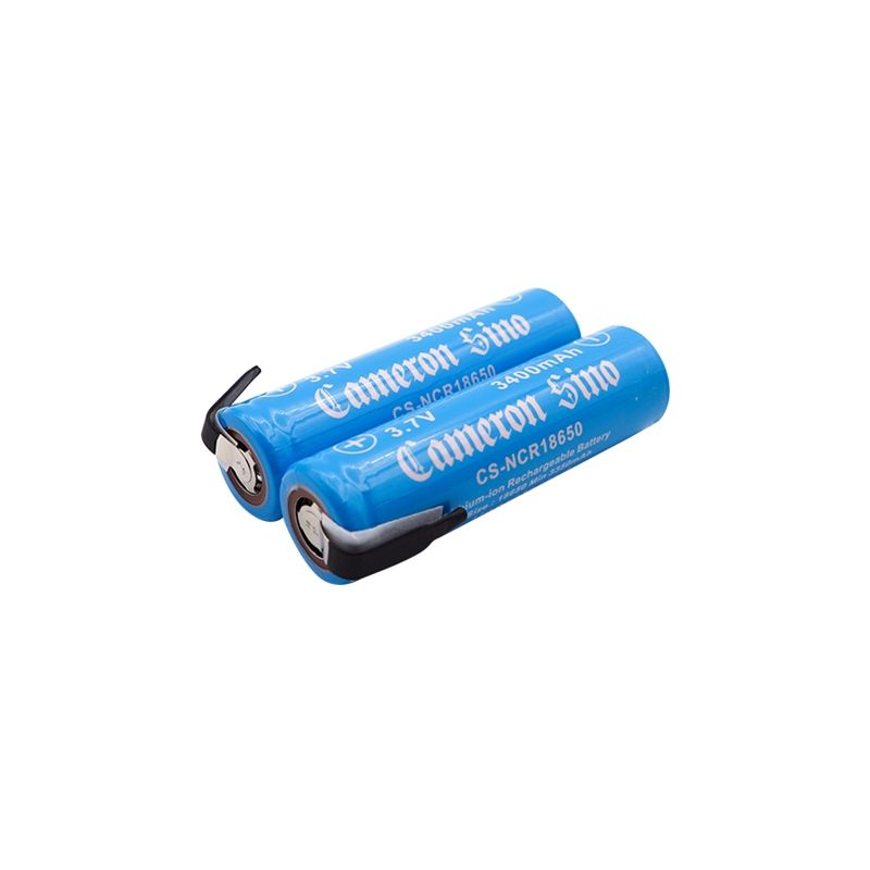 Li-ion Battery Includes 2pcs Pack With Solder Tabs 3.7v, 3400mah 18650 Cameron Sino Technology Limited