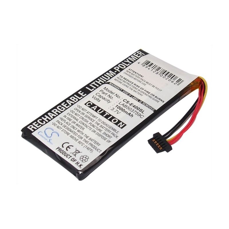 Li-Polymer Battery fits Toshiba, E400, E410 3.7V, 1000mAh PDA & Pocket PC Cameron Sino Technology Limited