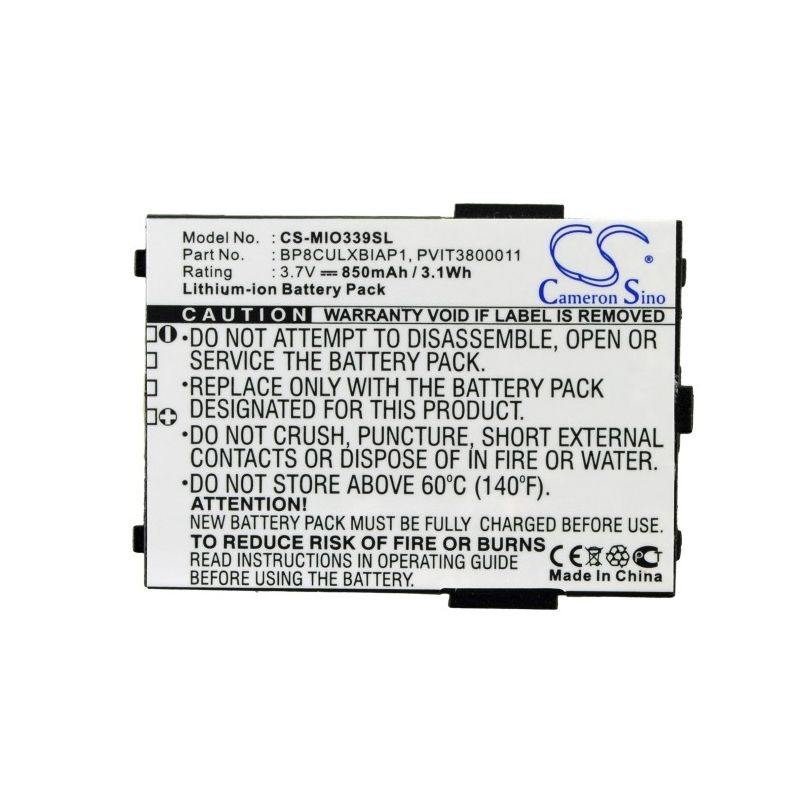 Li-ion Battery fits Medion, Md2190, Md40600, Md40885 3.7V, 850mAh PDA & Pocket PC Cameron Sino Technology Limited