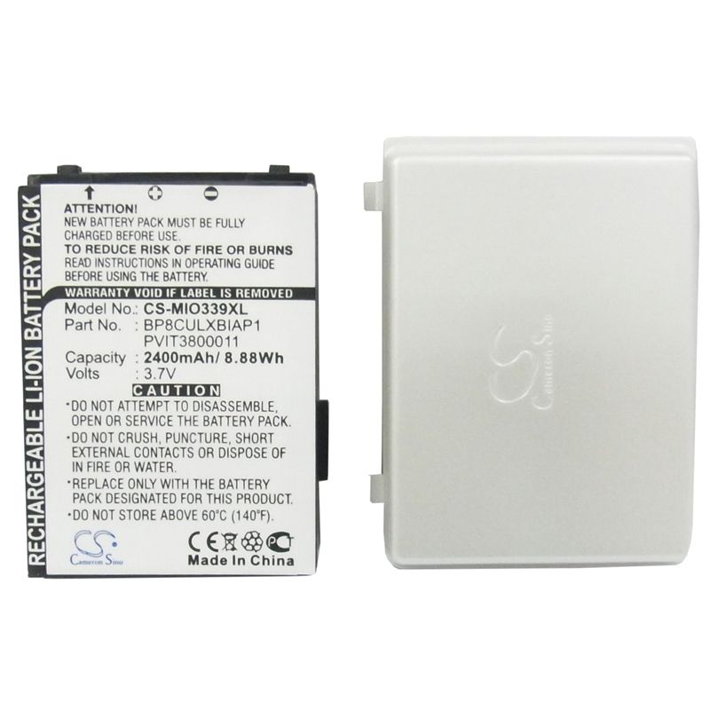 Li-ion Battery fits Mitac, Mio 339, Mio 339bt, Rover 3.7V, 2400mAh PDA & Pocket PC Cameron Sino Technology Limited