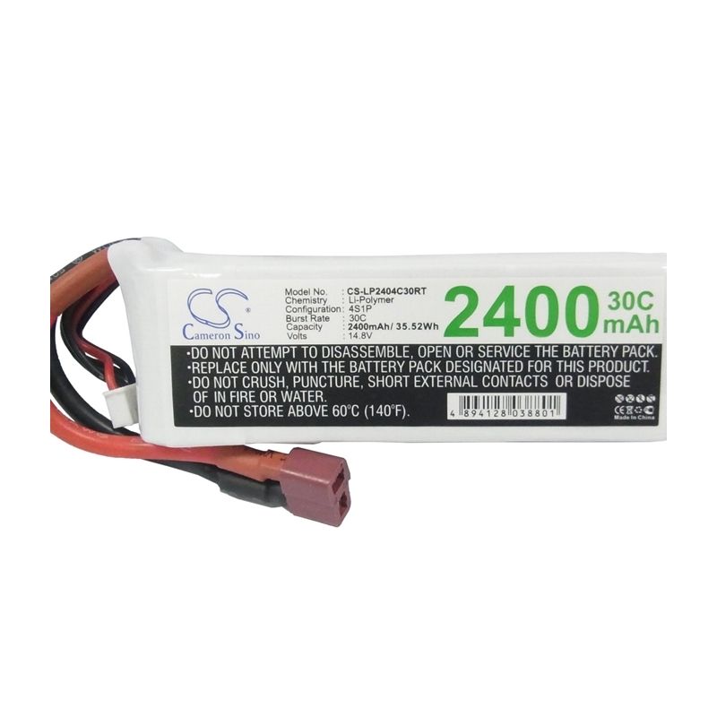 Li-Polymer Battery fits Cameron Sino, Cs-lp2404c30rt 14.8V, 2400mAh RC Cameron Sino Technology Limited