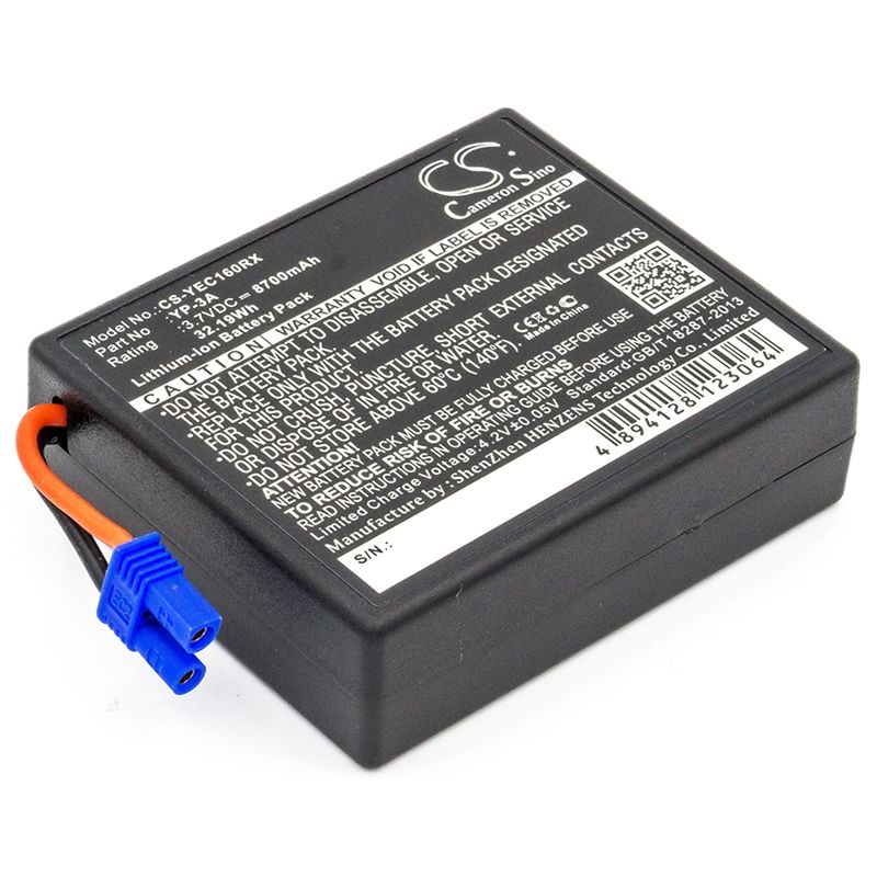 Li-ion Battery Fits Yuneec, H480 Drone Remote Control 3.7v, 8700mah Remote Controller Cameron Sino Technology Limited