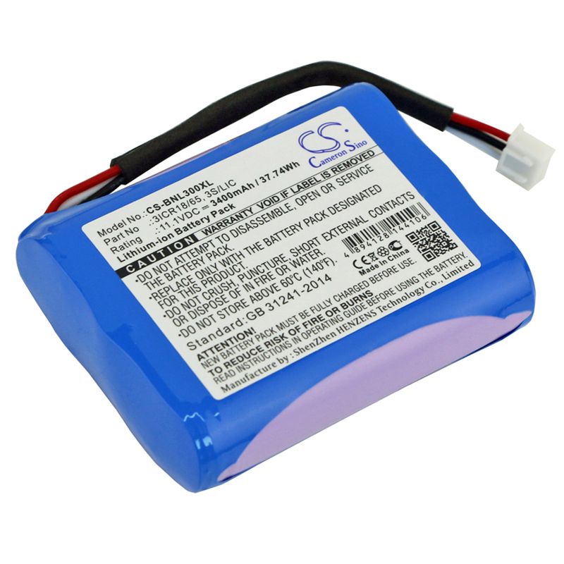 Li-ion Speaker Battery Fits Bang & Olufsen, Beoplay A3, Bang & Olufsen 11.1v, 3400mah Speaker Cameron Sino Technology Limited