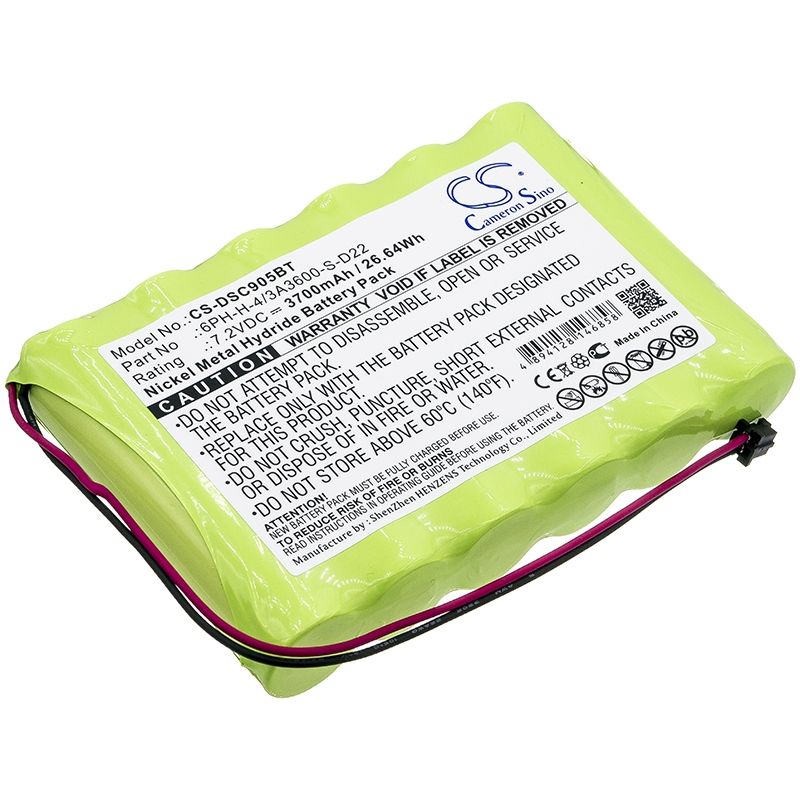 Ni-mh Battery Fits Dsc, Impassa 9057 Wireless Control Panel, Dsc 7.2v, 3700mah Alarm System Cameron Sino Technology Limited